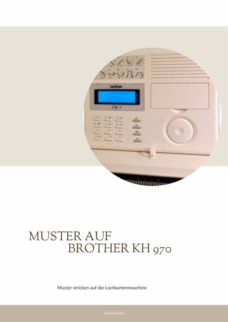 Mustern Auf Brother KH 970