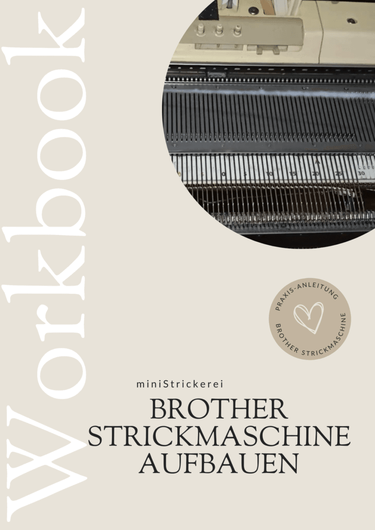 Brother Strickmaschine aufbauen