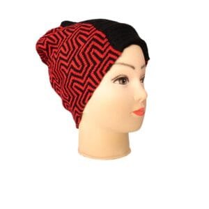 Strickmütze+Loop, 2in1, Multifunktionale ,aus 100% Wolle