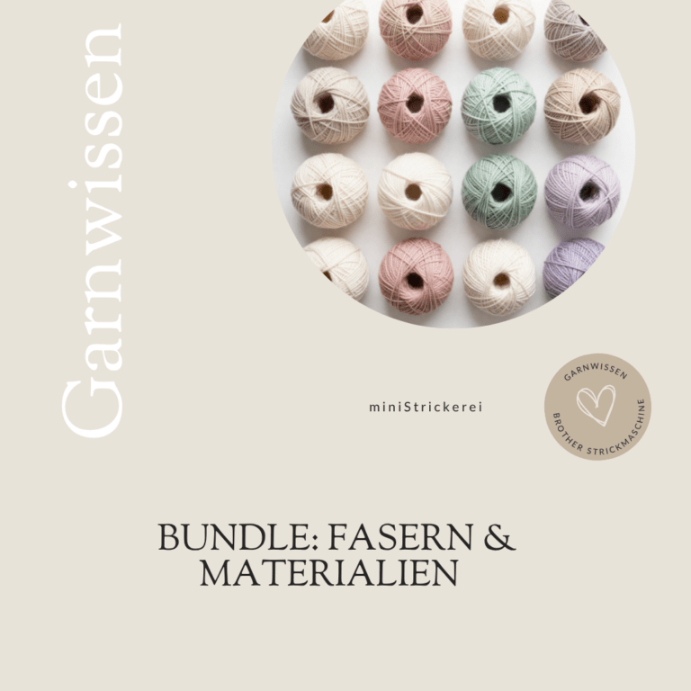 Welches Garn F&uuml;r Die Strickmaschine BUNDLE Fasern & Materialien