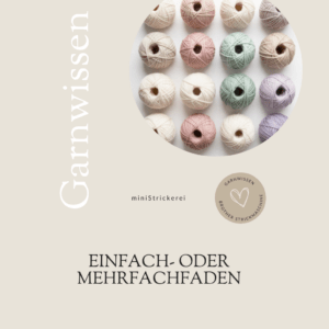 Einfach- oder Mehrfachfaden