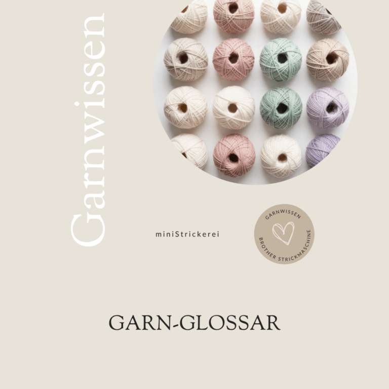 Garn-Glossar