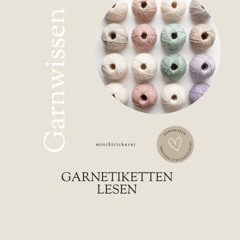 Garnetiketten lesen